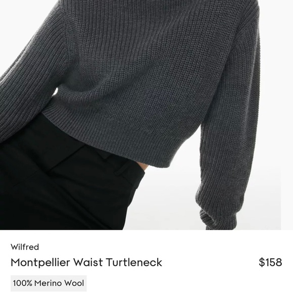 Aritzia Montpellier Waist Turtleneck - in stores now. - Picture 3 of 9